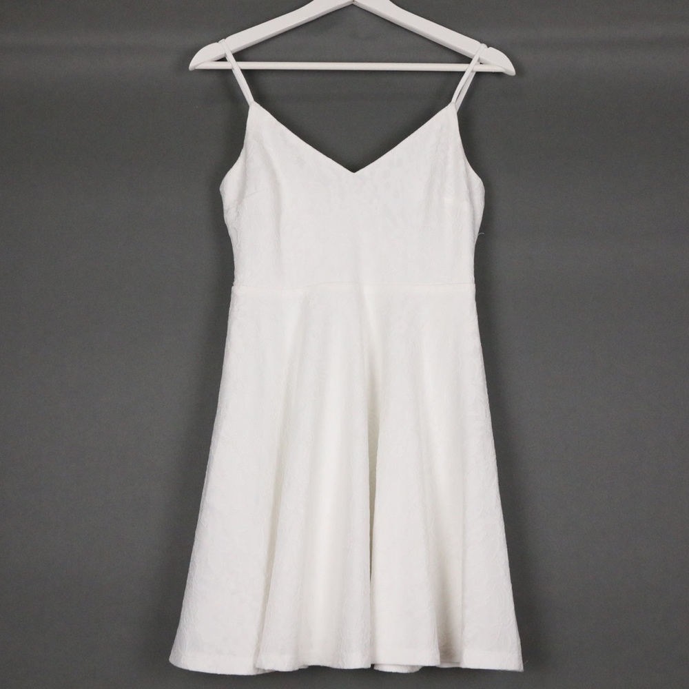 Lulus White Lace Skater Dress